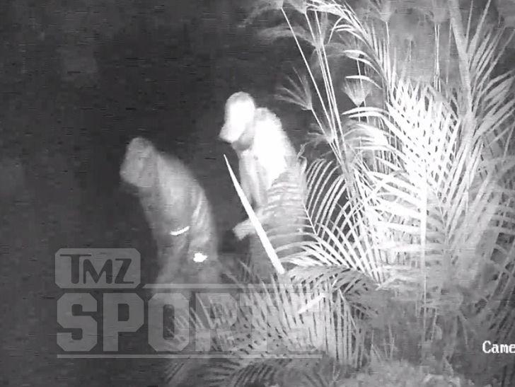 Byron Scott Burglary: Cameras Capture Two Men In Bushes