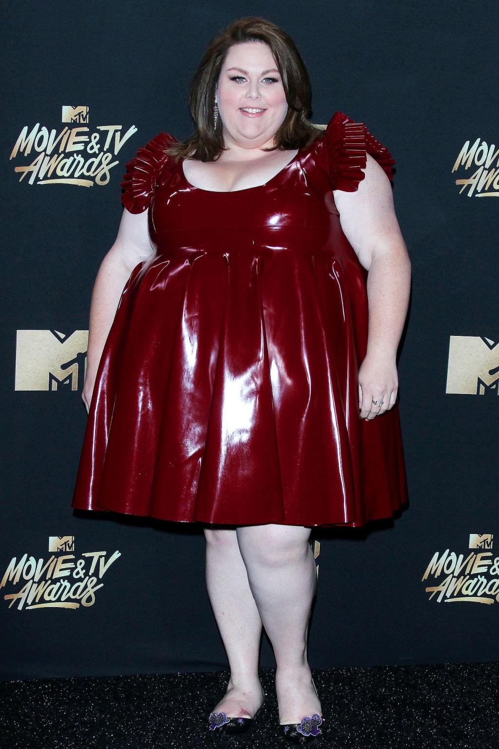 Chrissy Metzâ€™s MTV Movie & TV Awards Latex Dress Was a Year in the Making