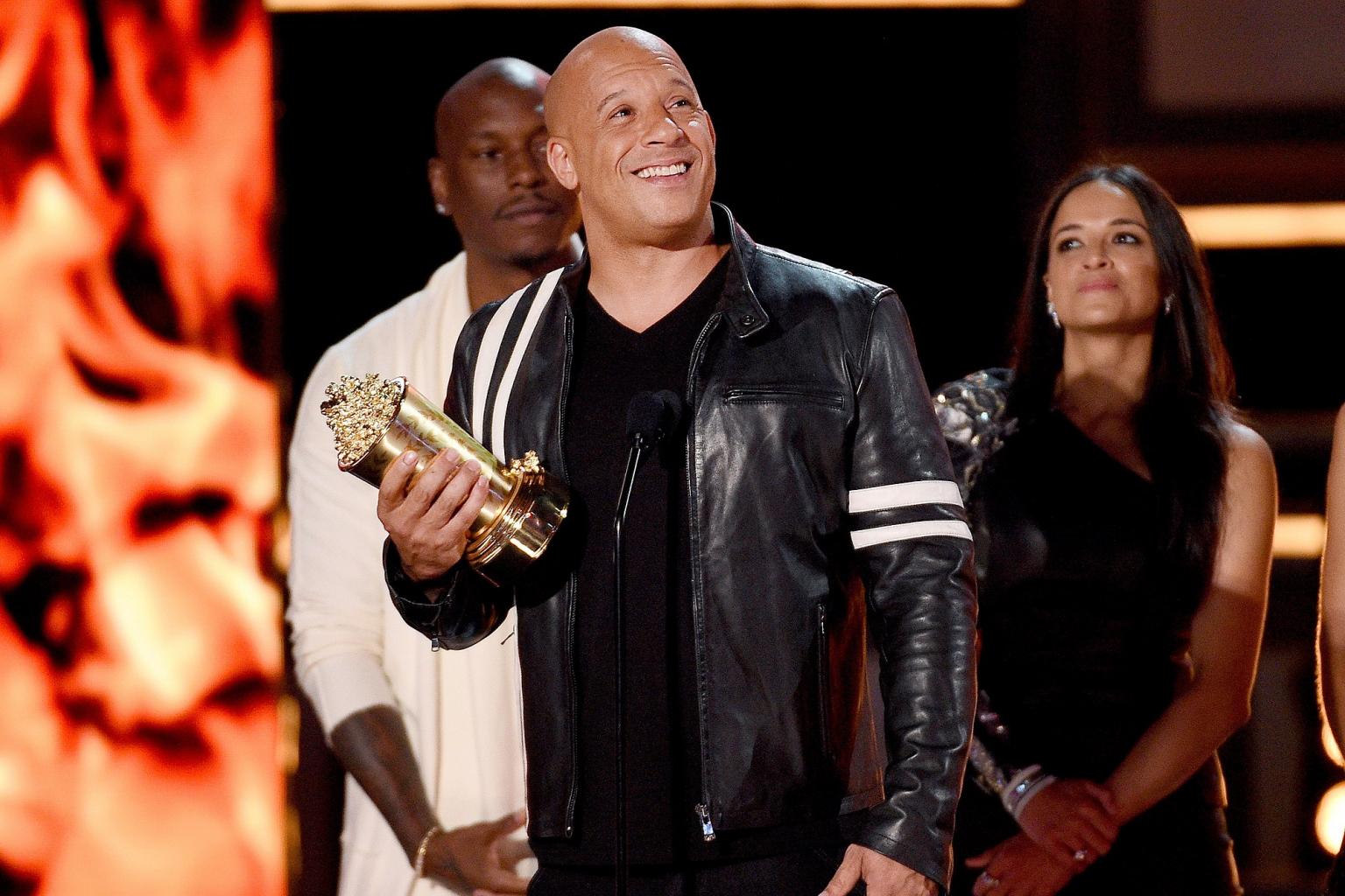 Vin Diesel Honors Paul Walker During MTV Generation Award Speech for Fast & Furious:        We Hope You        re Proud        