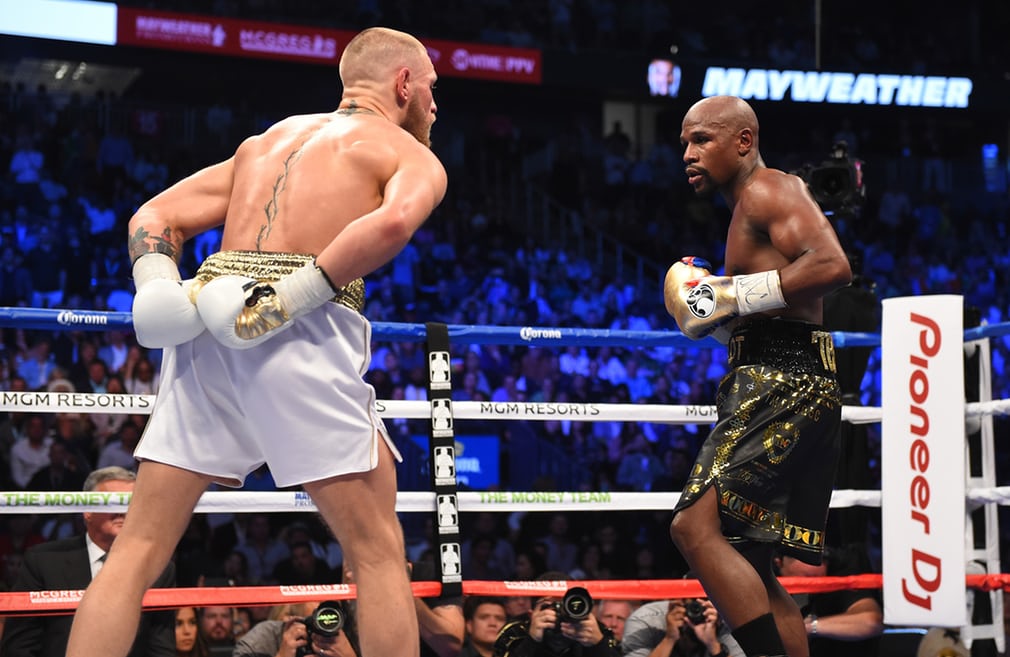 Floyd Mayweather beats Conor McGregor: how the fight unfolded in pictures Floyd Mayweather beats Conor McGregor: how the fight unfolded in pictures