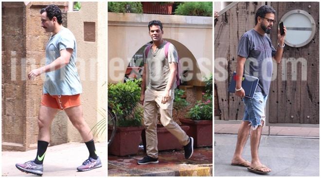 Saif Ali Khan spotted in boxers, wife Kareena Kapoor Khan works out with her best friend Amrita Arora