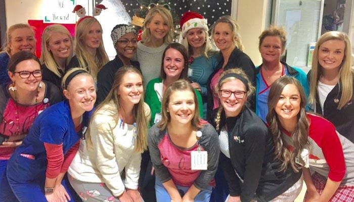 Jennifer Lawrence Visits Childrens Hospital in Louisville on Christmas Eve