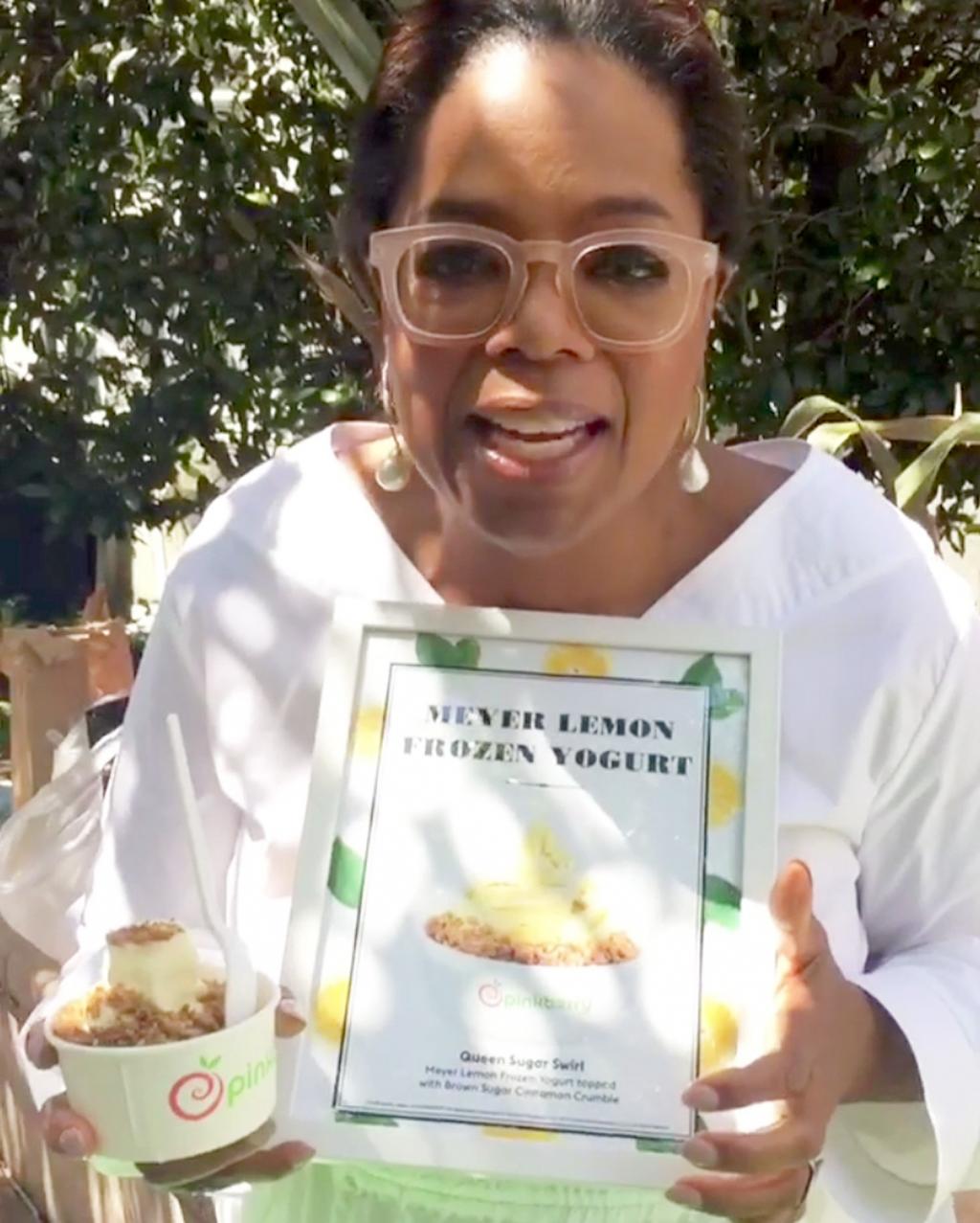 Pinkberry Threw Oprah Winfrey a Party After They Discontinued Her Favorite    Flavor