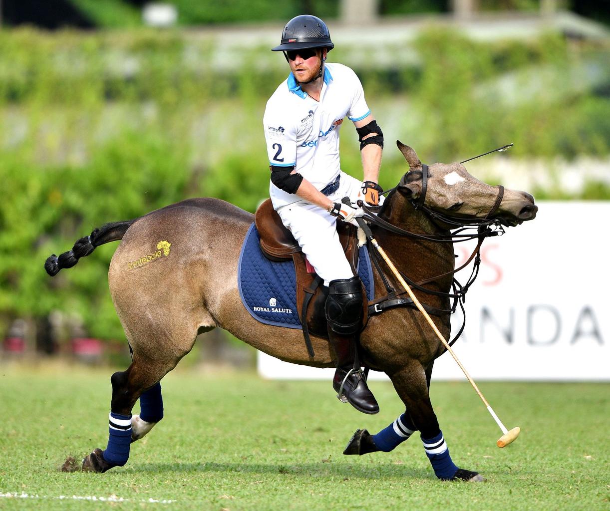 Prince Harry Leads Moment of Silence for London Terror Attack Victims Before Charity Polo Match