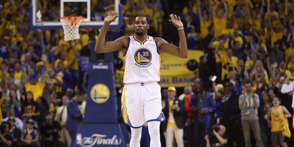 Kevin Durant had a funny reaction to the Warriors signing veteran guard Nick Young