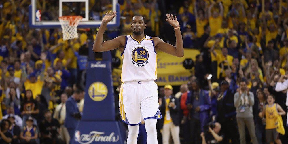 Kevin Durant had a funny reaction to the Warriors signing veteran guard Nick Young