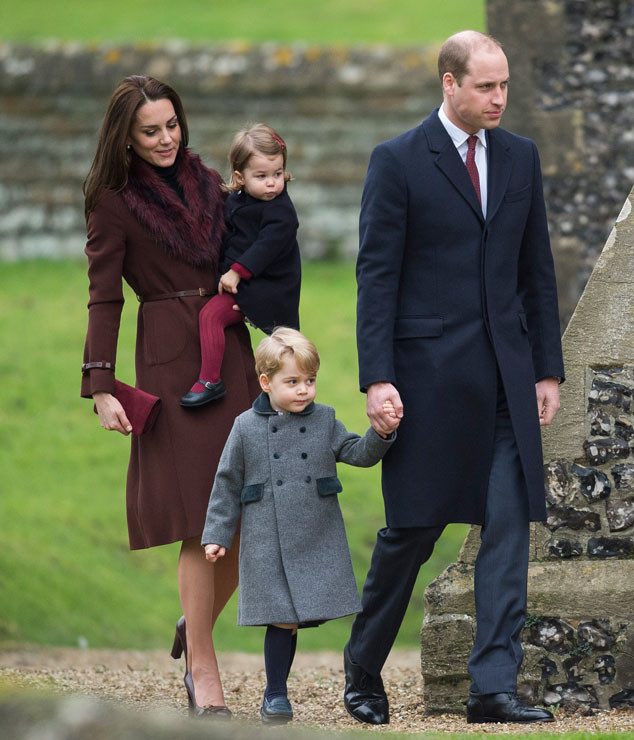 Prince George and Princess Charlotte Steal the Show During Royal Family\'s Christmas Church Service