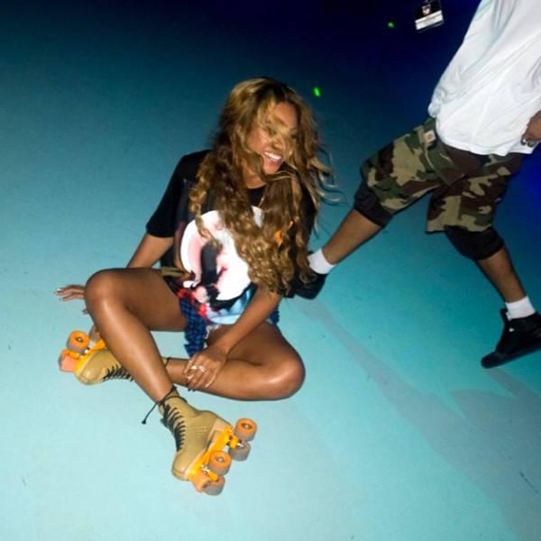 BeyoncÃ© Roller Skates Her Way Into the Weekend With Jay-z and Friends