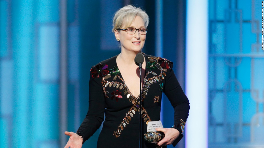 Meryl Streep attacks Trump in Golden Globes acceptance speech (Video)