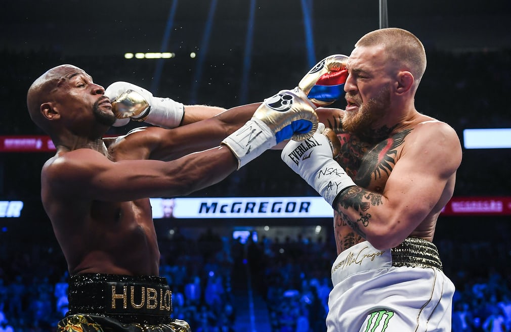 Floyd Mayweather beats Conor McGregor: how the fight unfolded  in pictures
