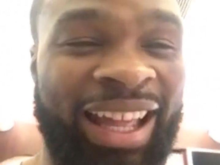 Tyron Woodley Says He Made $16K Being Barry Sanders (Video)
