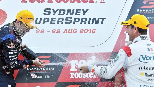 Jamie Whincup wins to reach Supercars ton as Shane van Gisbergen finishes fifth
