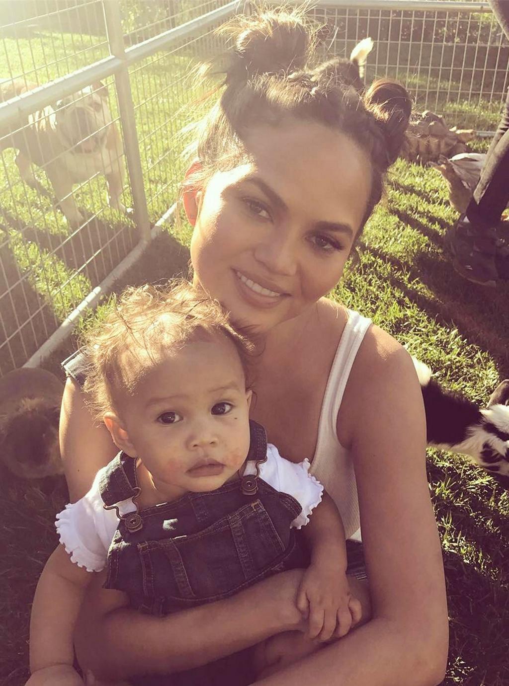 Chrissy Teigen Shares Sweet Snap of Luna â€“ But Not Before Triple Checking Her Car Seat to Avoid MommyÂ Shamers