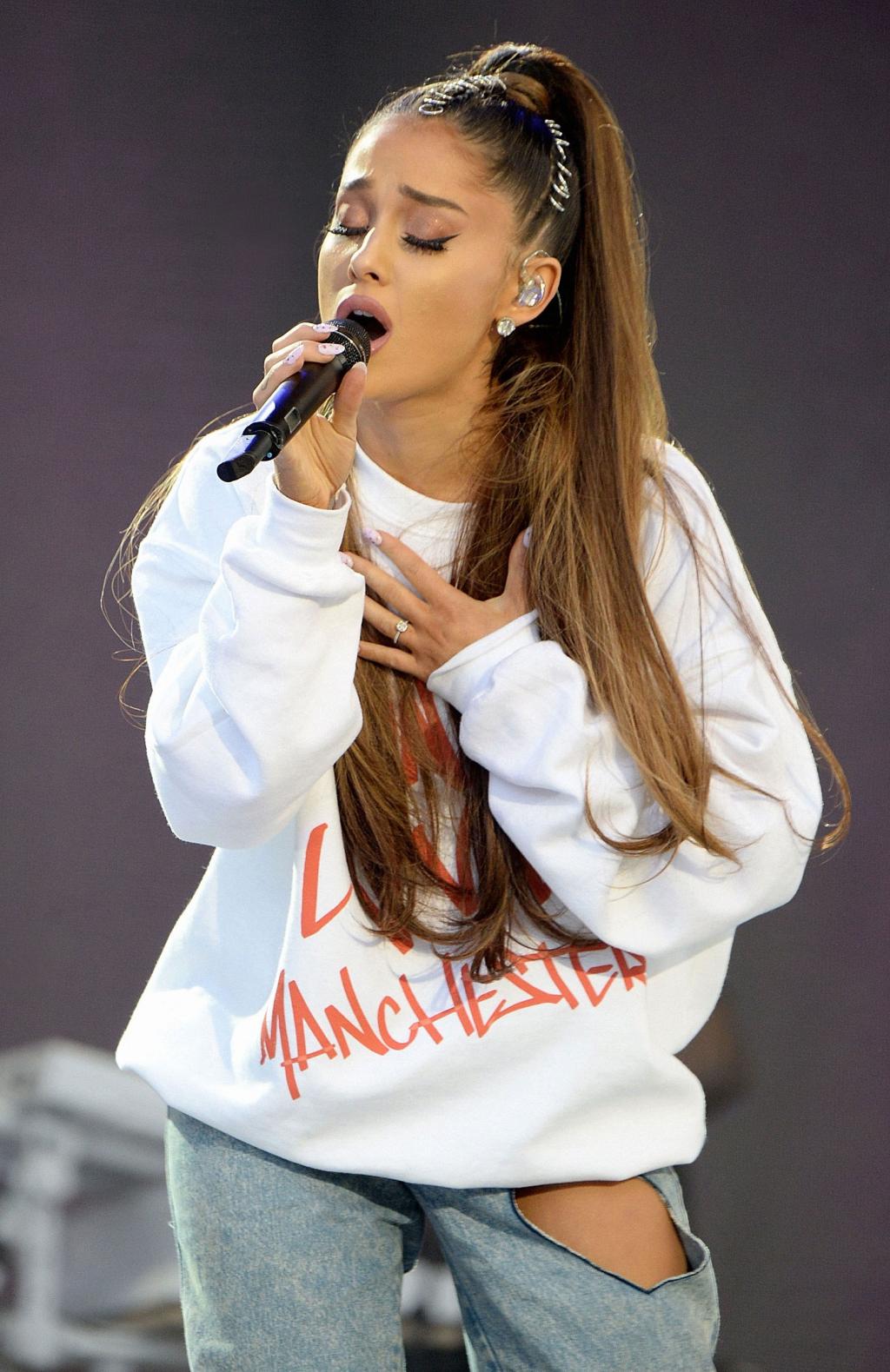 Ariana Grande Takes the Stage at Manchester Benefit Concert â€” 12 Days After Deadly Attack