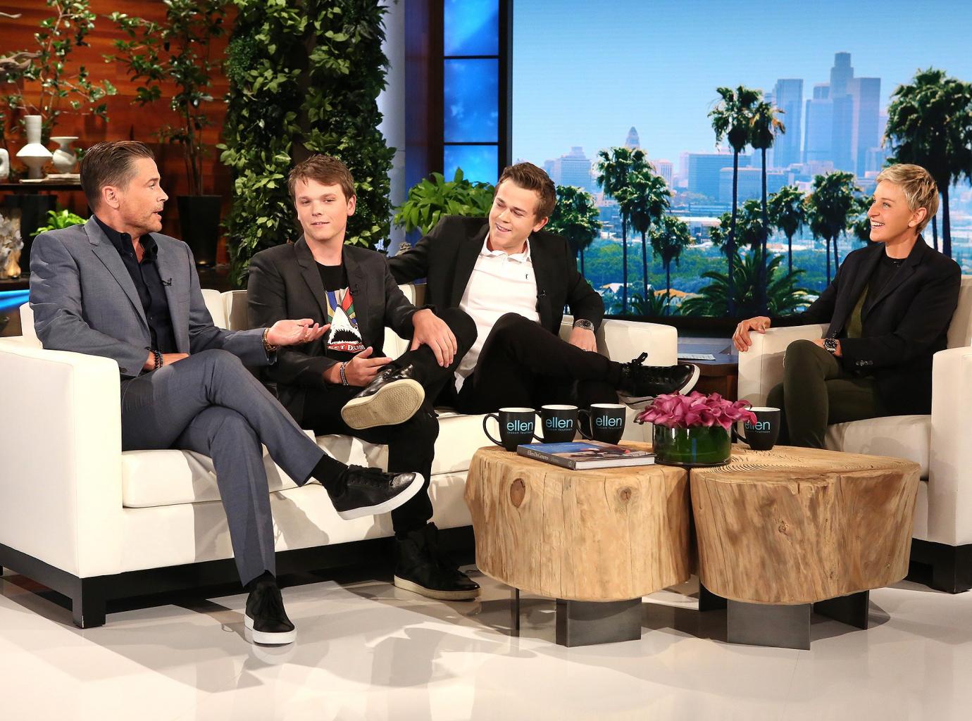 Rob Loweâ€™s Sons Roasts Their â€˜Manchildâ€™ Father: â€˜He Likes Selfies a Little Too Muchâ€™