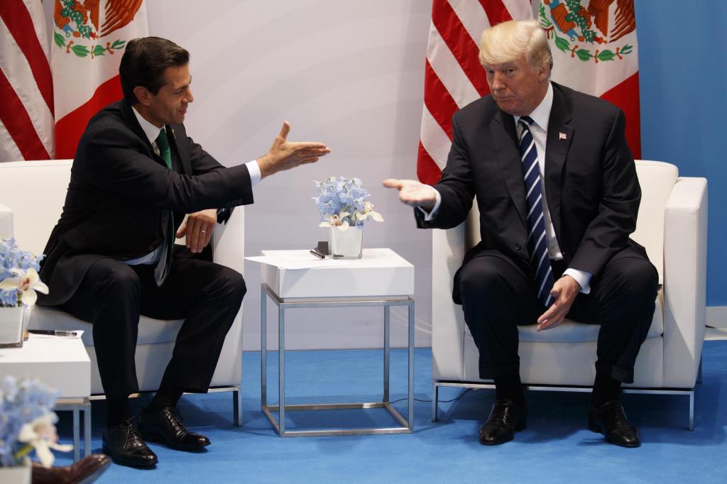 Donald Trump just met with the Mexican President and said they're paying for the wall