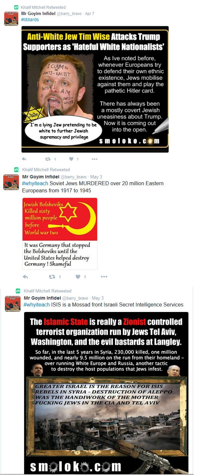 Khalif Mitchell and his anti-Semitic memes ride again in Regina