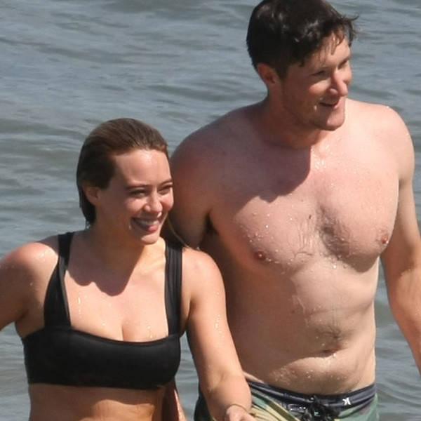 Hilary Duff Packs on the Pda at the Beach With Ely Sandvik