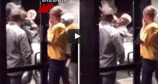 Justin Bieber Fist Fight Video