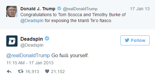 Ted Cruz makes Grayson Allen joke and wins Twitter war with Deadspin Ted Cruz makes Grayson Allen joke and wins Twitter war with Deadspin