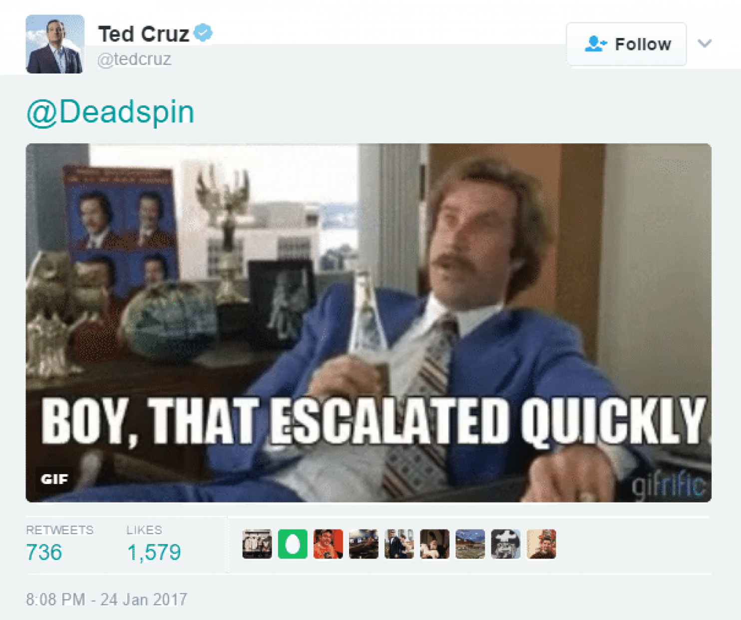 Ted Cruz makes Grayson Allen joke and wins Twitter war with Deadspin