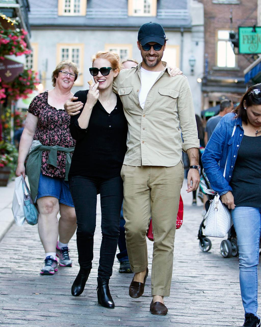 Newlywed Bliss! Jessica Chastain and Her Husband Look Happier than Ever in Quebec City