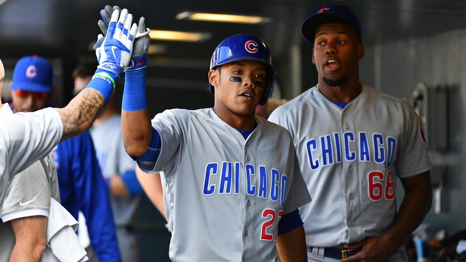 Addison Russell's catch caps Cubs' August success despite weary bullpen