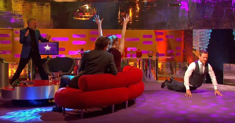 Michael Fassbender Does the Worm on â€˜The Graham Norton Showâ€™