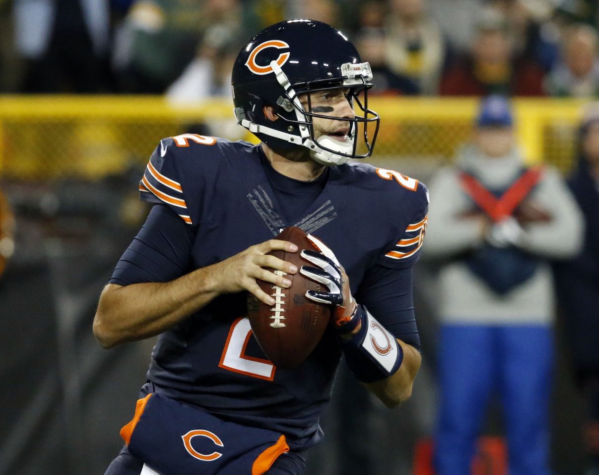 Brian Hoyer (broken arm) knocked out against Packers; Bears turn to Matt Barkley