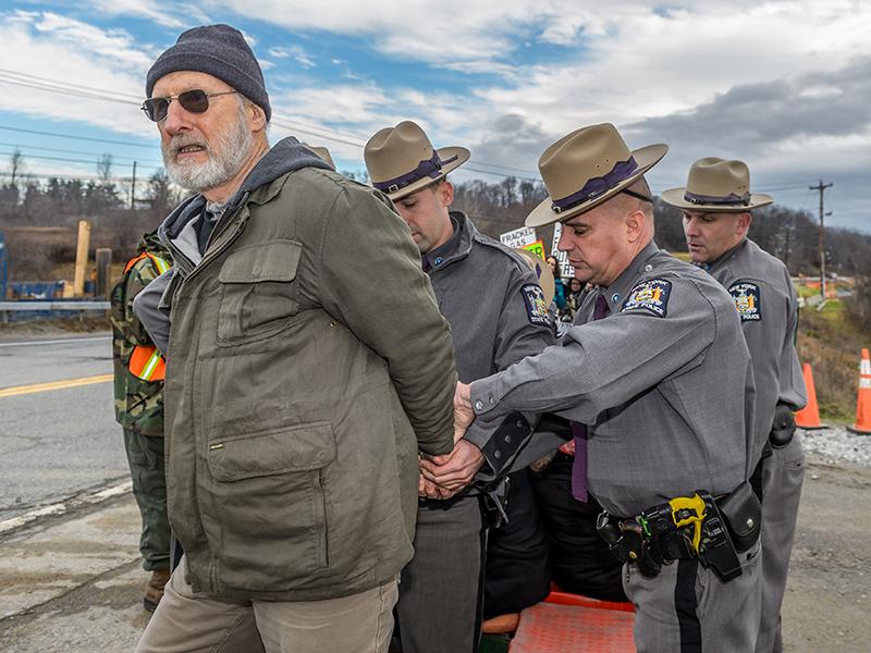 Actor James Cromwell Arrested During Power Plant Protest In 