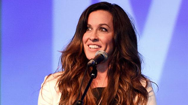 Alanis Morissette Shows Off 'I Voted' Sticker While Breastfeeding Daughter Onyx
