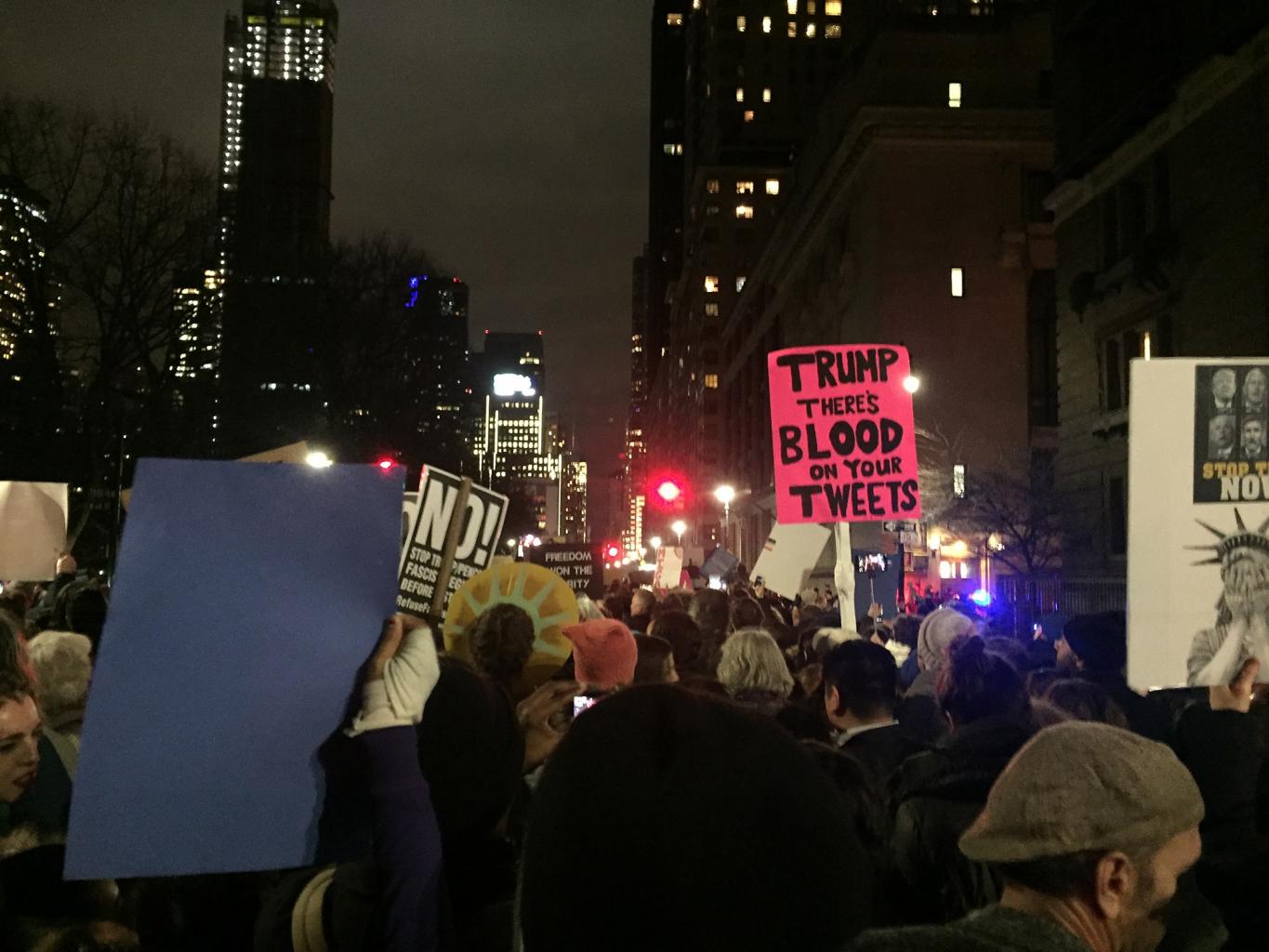 Alec Baldwin Reprises Donald Trump Impression at Star-Studded NYC Protest on the Eve of His Inauguration