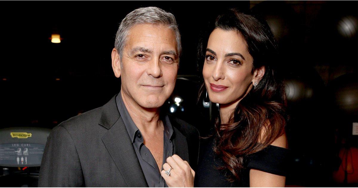 Amal Clooney Crashes George's Boys' Night Out With Hugh Jackman and Michael Douglas