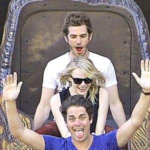 Andrew Garfield Describes Being High With Emma Stone and Friends at Disneyland: