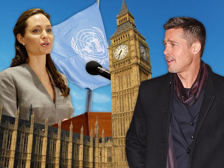 Angelina Jolie -- Angling for London with Kids and U.N.'s Top Job ... Sources Say