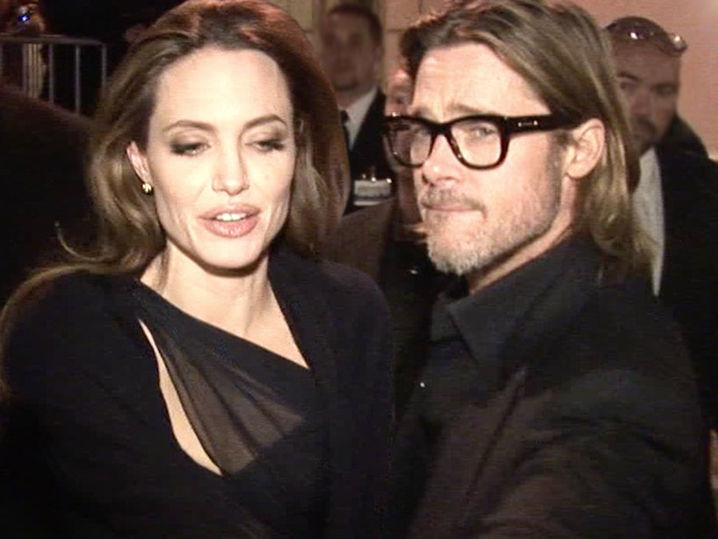 Angelina Jolie, Brad Pitt -- Story they Settled Bs ... Custody War Still On