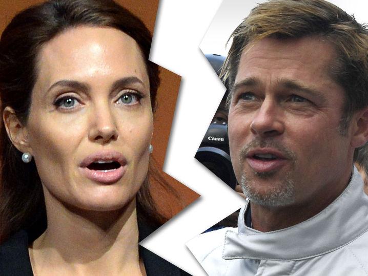 Angelina Jolie -- Files for Divorce from Brad Pitt