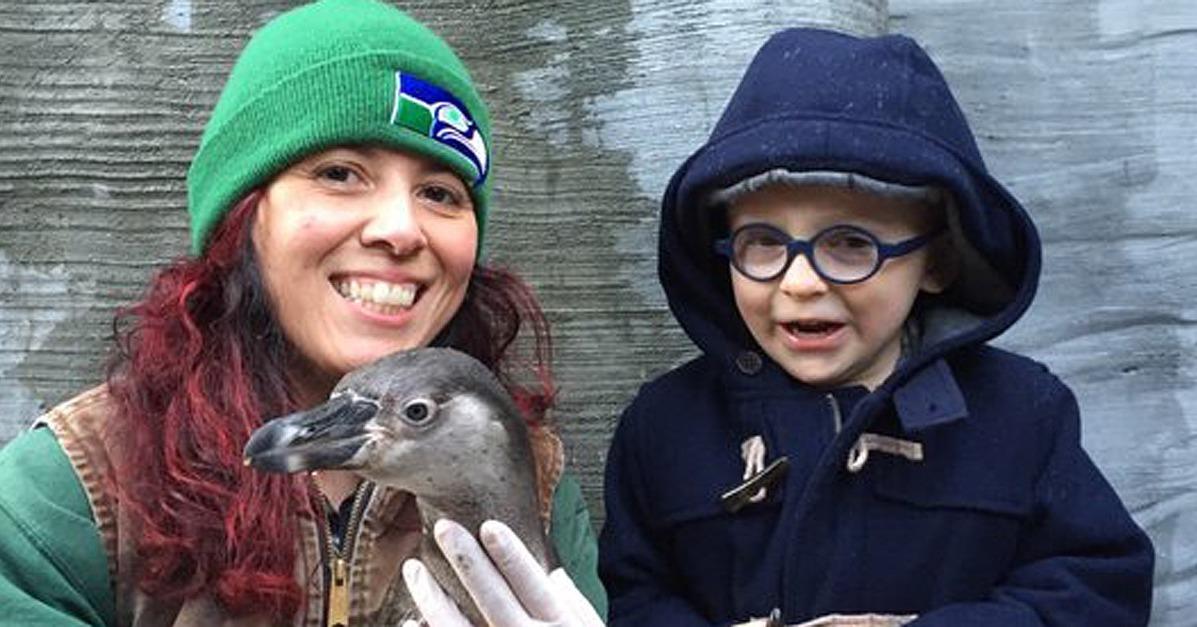 Anna Faris and Chris Pratt's Son Finally Meets the Penguin H