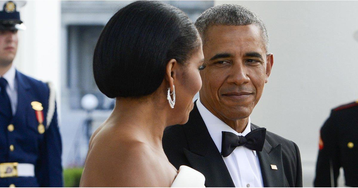 Barack and Michelle Obama Look So in Love at the Latest White House Dinner