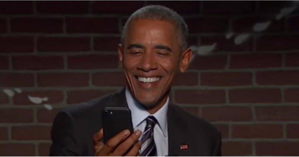 Barack Obama Responds to Donald Trump's Mean Tweet on Jimmy Kimmel Live