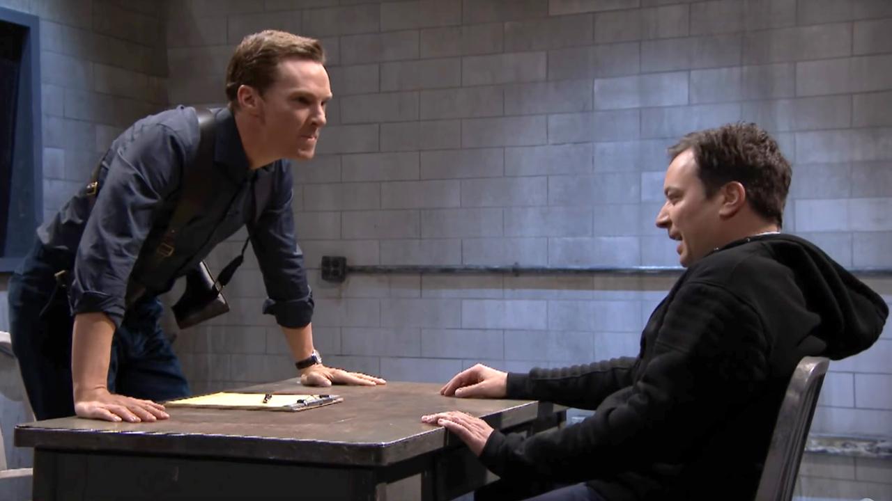 Benedict Cumberbatch Nonsensically Interrogates Jimmy Fallon in New 'Mad Libs Theater'