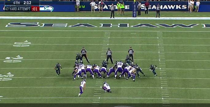 Can't-Miss Play: Vikings Kicker Blair Walsh Misses, Seahawks Celebrate