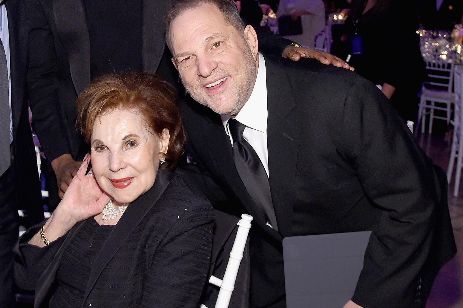 Bob and Harvey Weinstein       's Mother Miriam Dies at 90