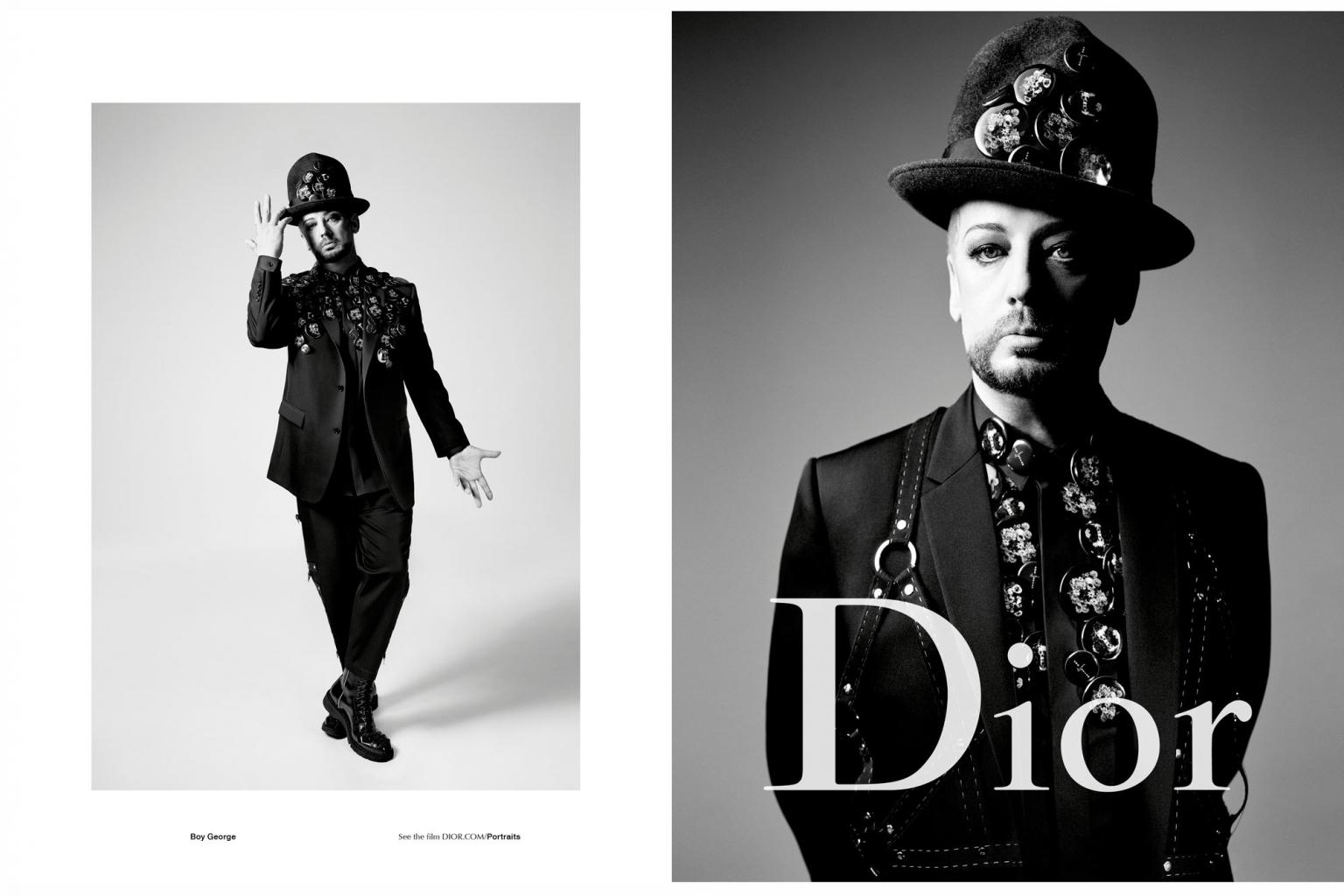 Boy George Stars As the New Face of Dior Homme       's Spring Campaign