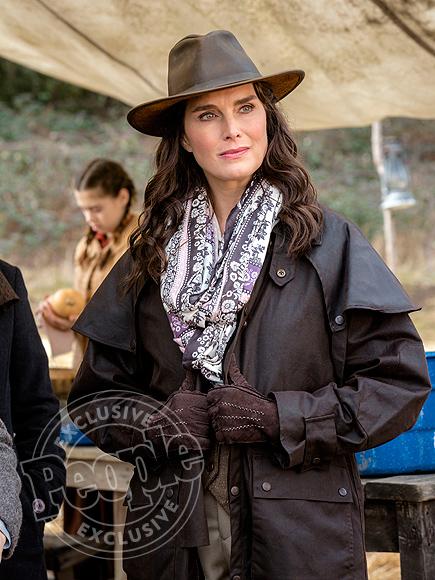 Brooke Shields Goes Full Frontier Woman in Guest Appearance 