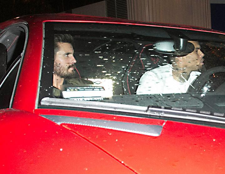 Chris Brown & Scott Disick -- We're Keeping Each Other Sober