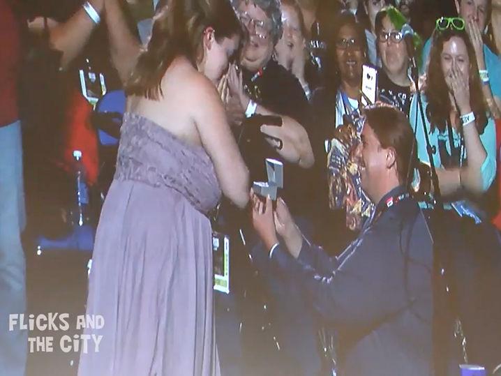 Comic-Con -- 'Supernatural' Proposal ... Couple Gets Cast Swag (Video)