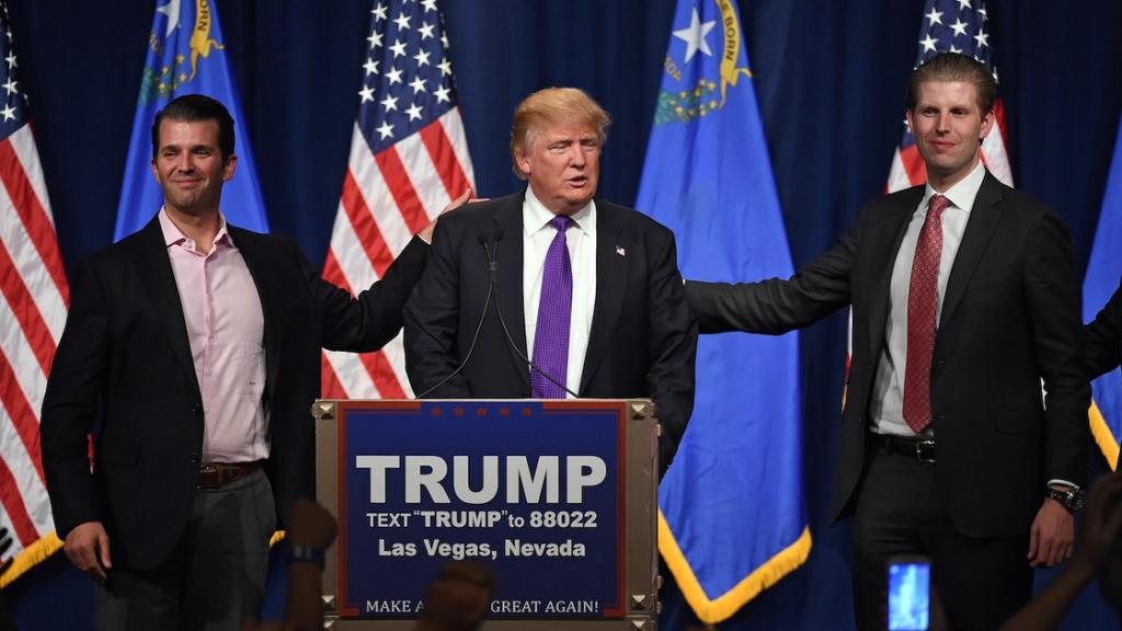 Donald Jr. and Eric Trump Put on a Big, Bad Show