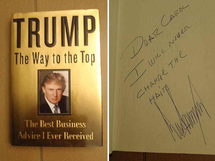 Donald Trump Autographed Book Selling for $18k (Photos)