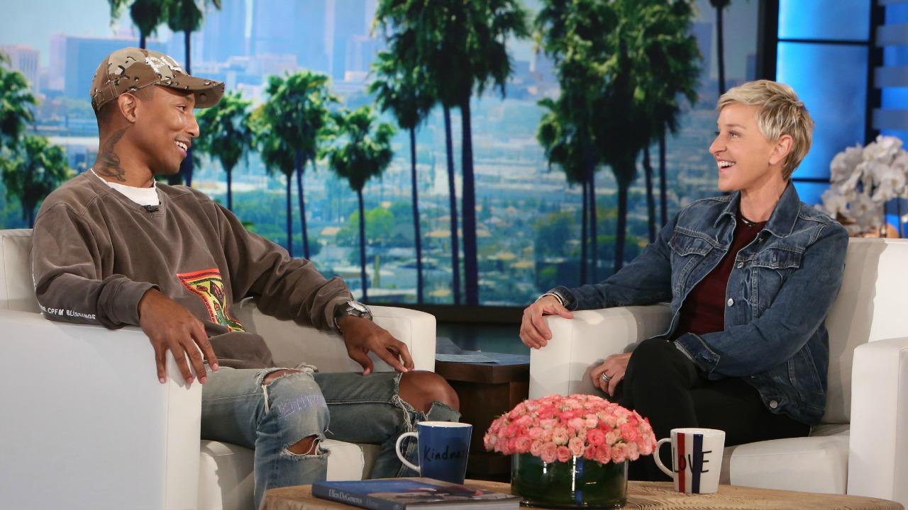 Ellen DeGeneres and Pharrell Williams Discuss Kim Burrell's Cancelled 'Ellen' Appearance